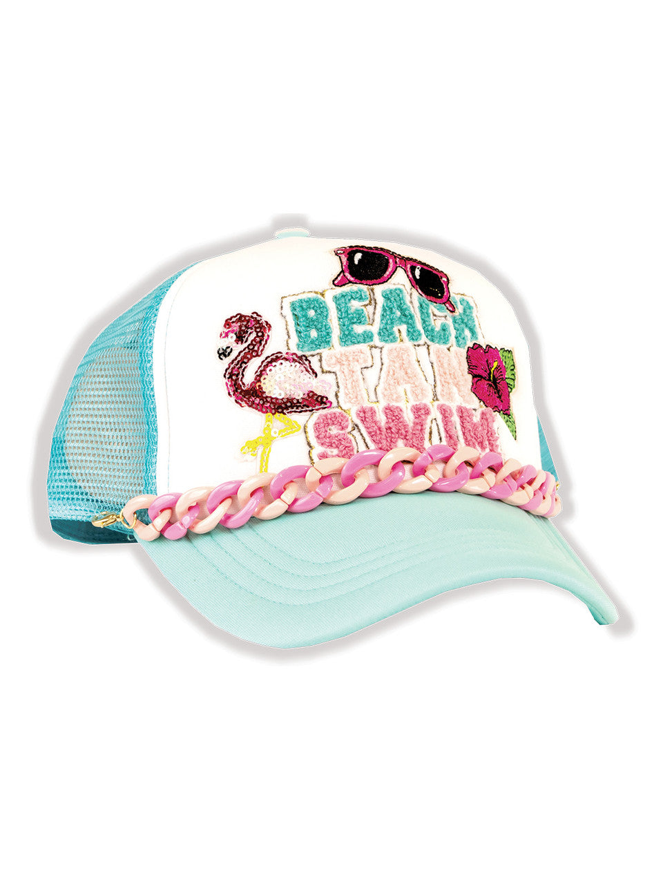 Beach Tan Swim Patch Hat