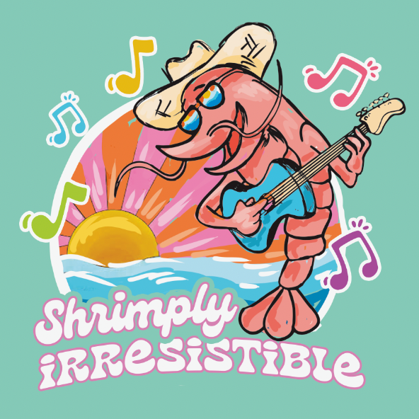 Shrimply Irresistible Shrimp Tee Shirt
