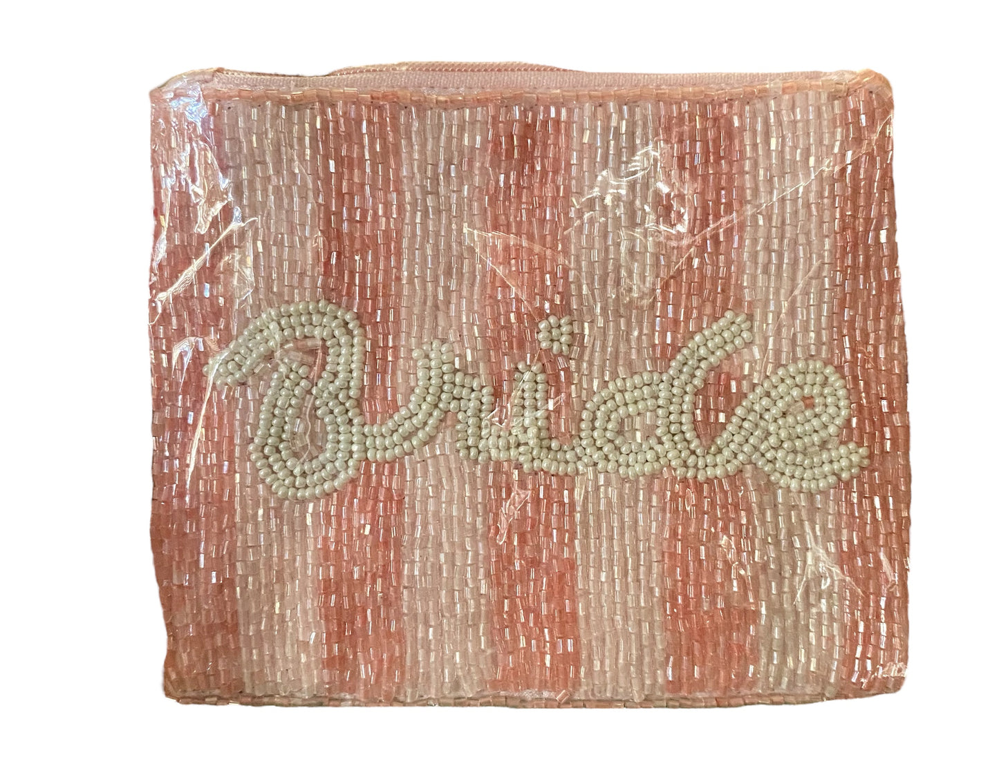 Bride beaded coin purse