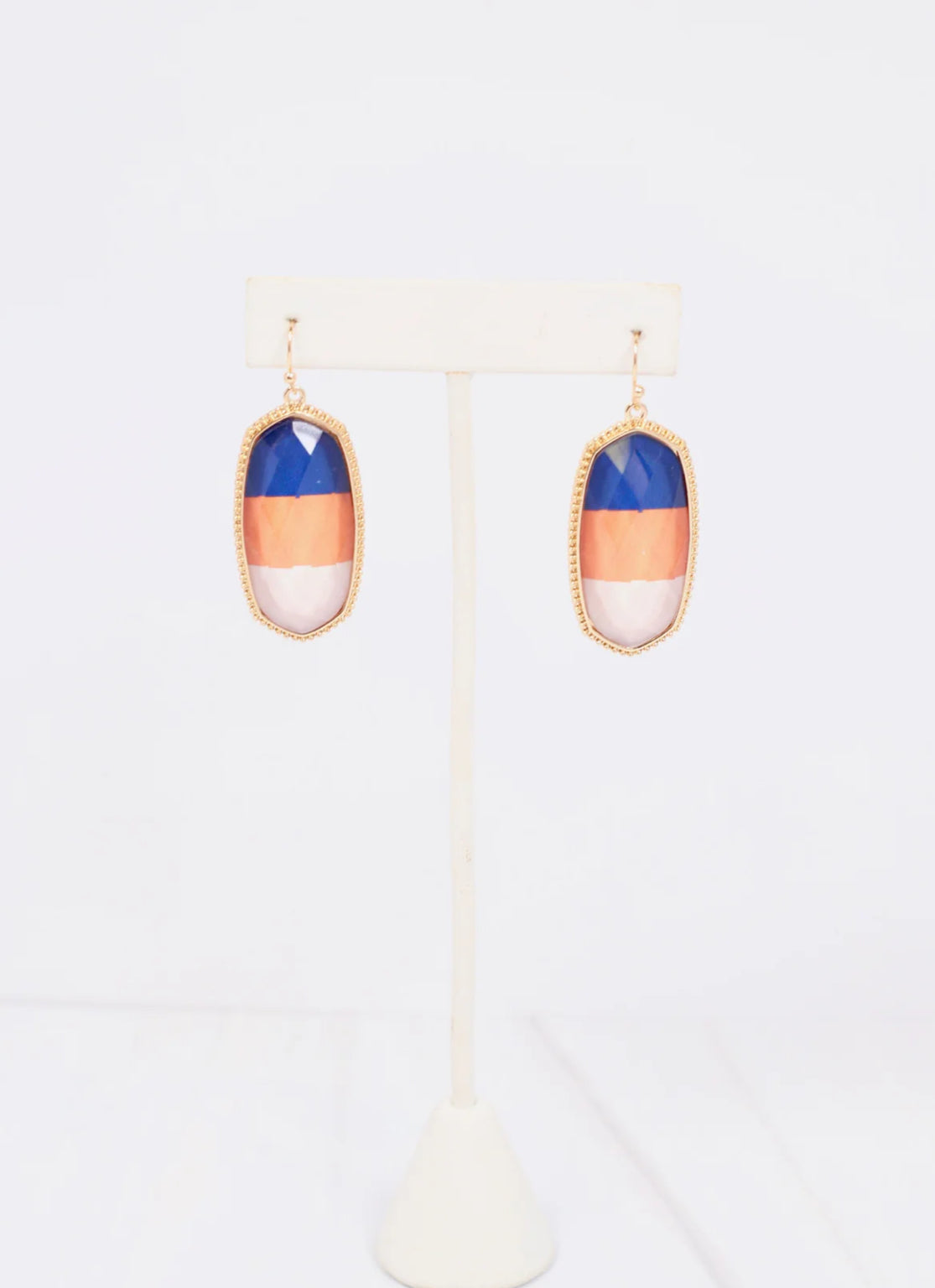Tri color Earrings