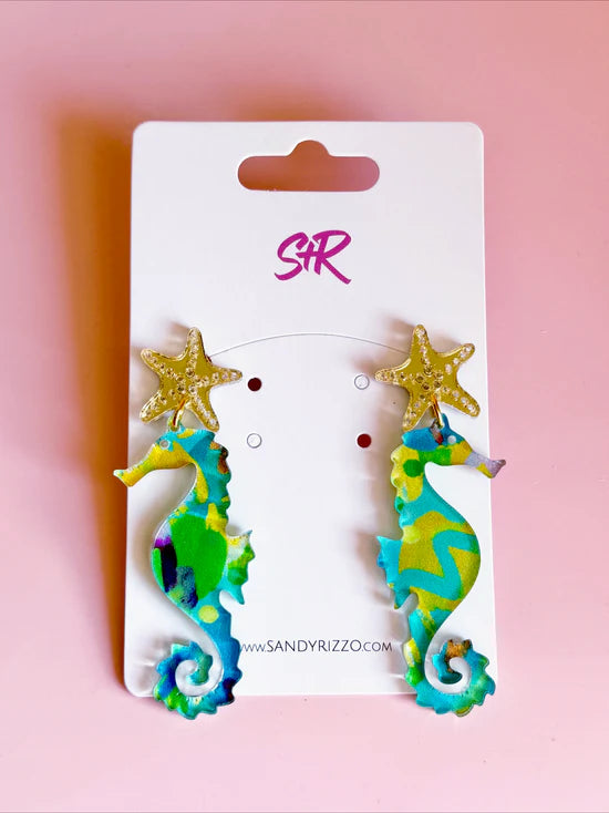 Seahorse Dangle Earring