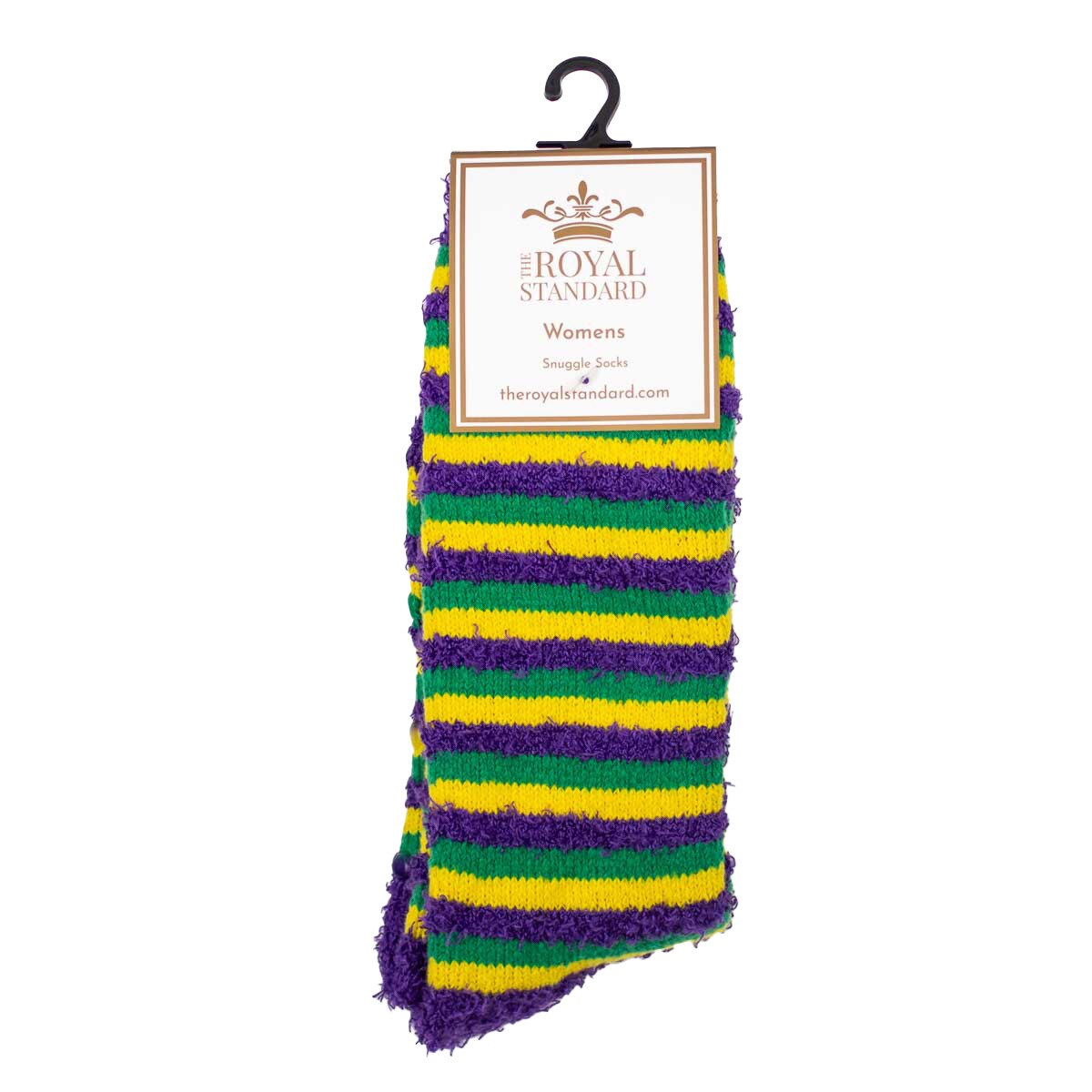 Mardi Gras Snuggle Socks