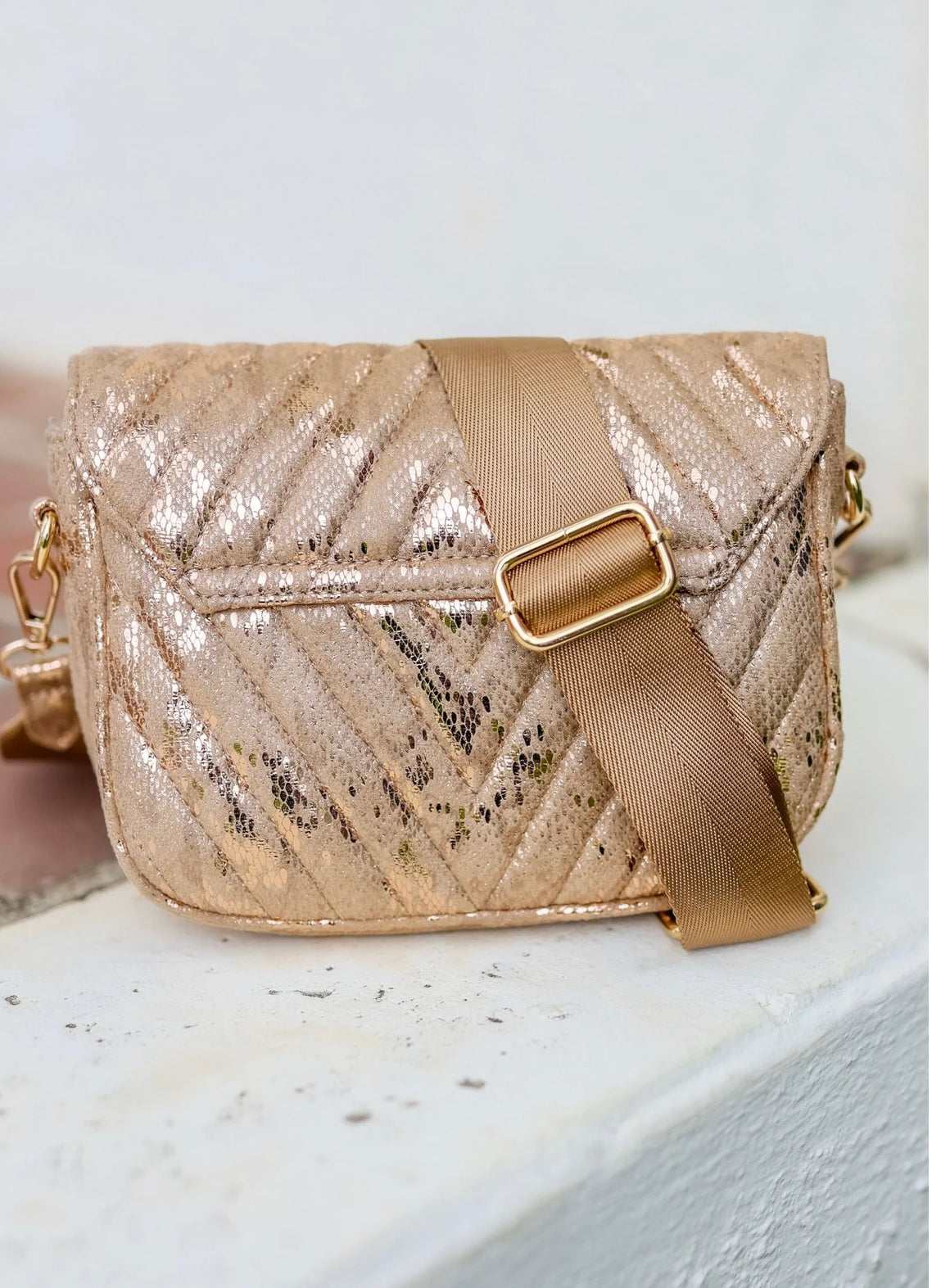 Angela Quilted Crossbody