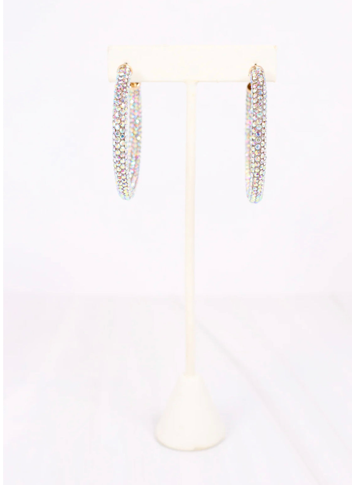 Rossellini Pave Hoop Earring