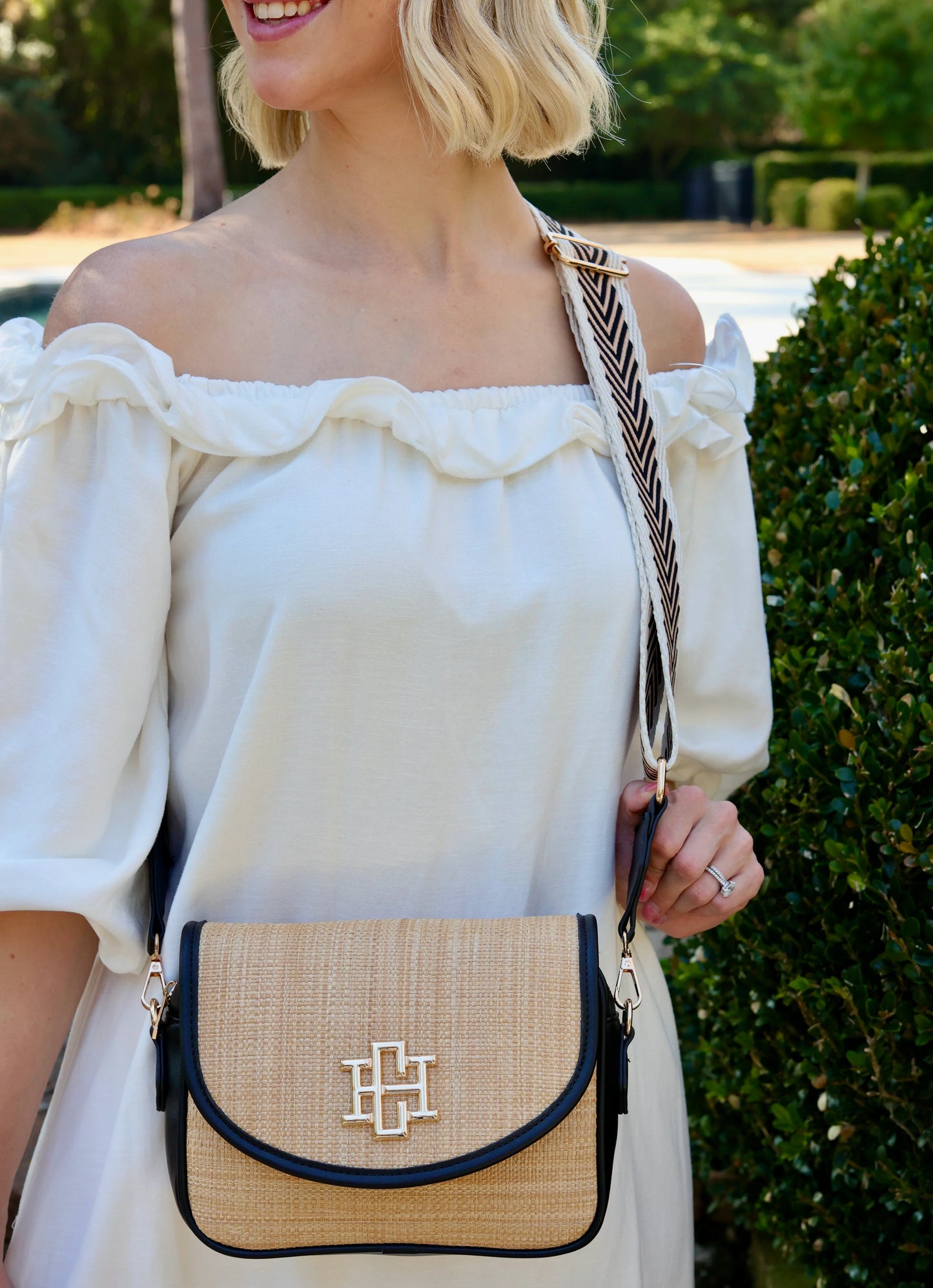 Lilliana Natural Black Crossbody