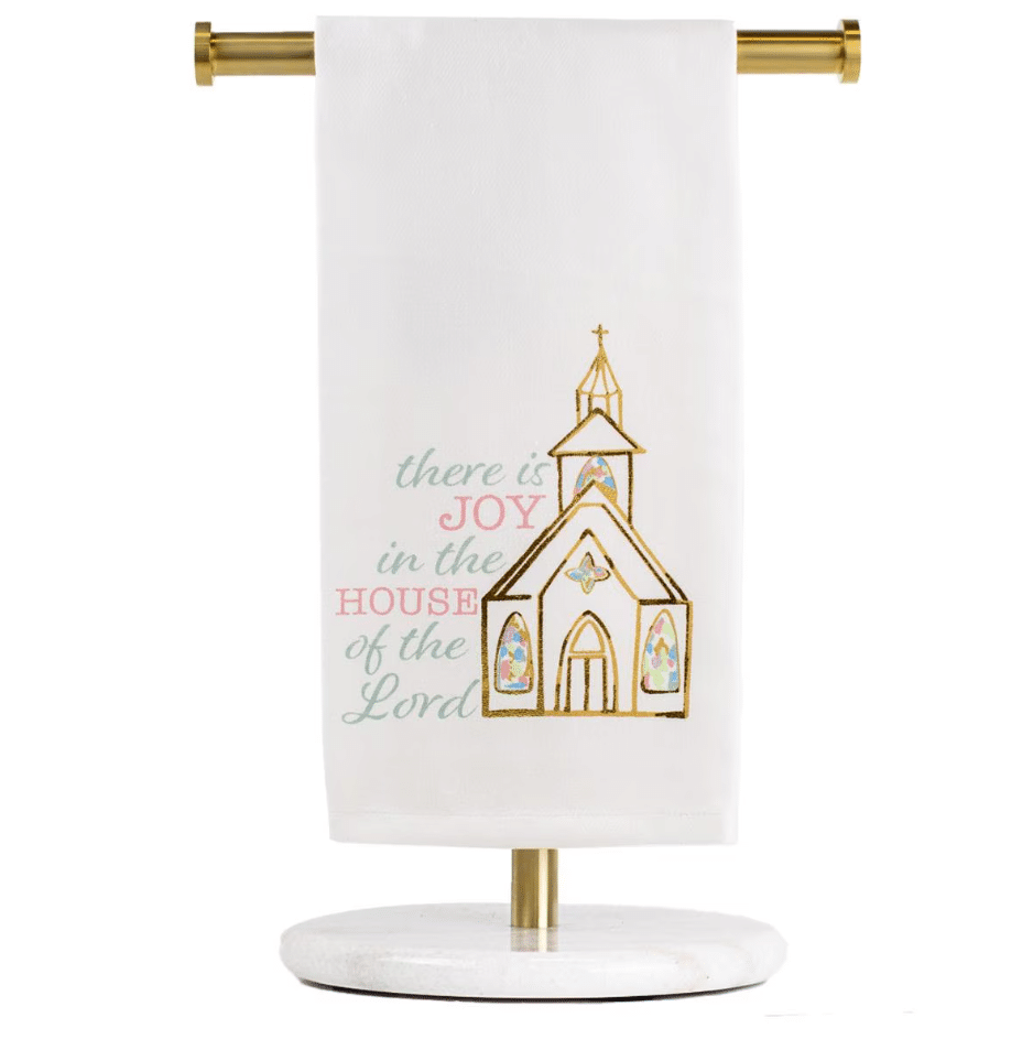 There Is Joy In The House of the Lord Hand Towel