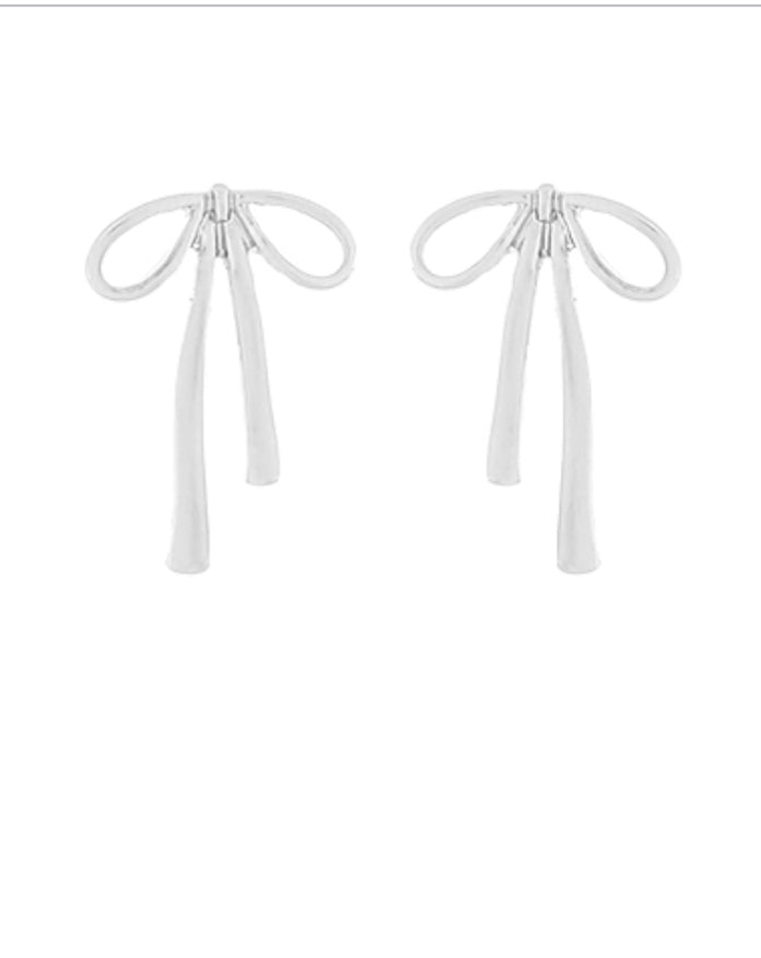 Bow Metal Earrings