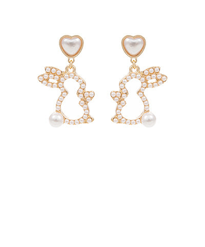 Bunny Pearl Earrings