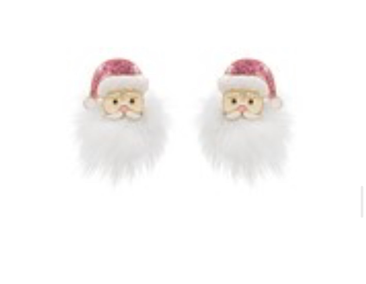 Santa Pompom Earrings