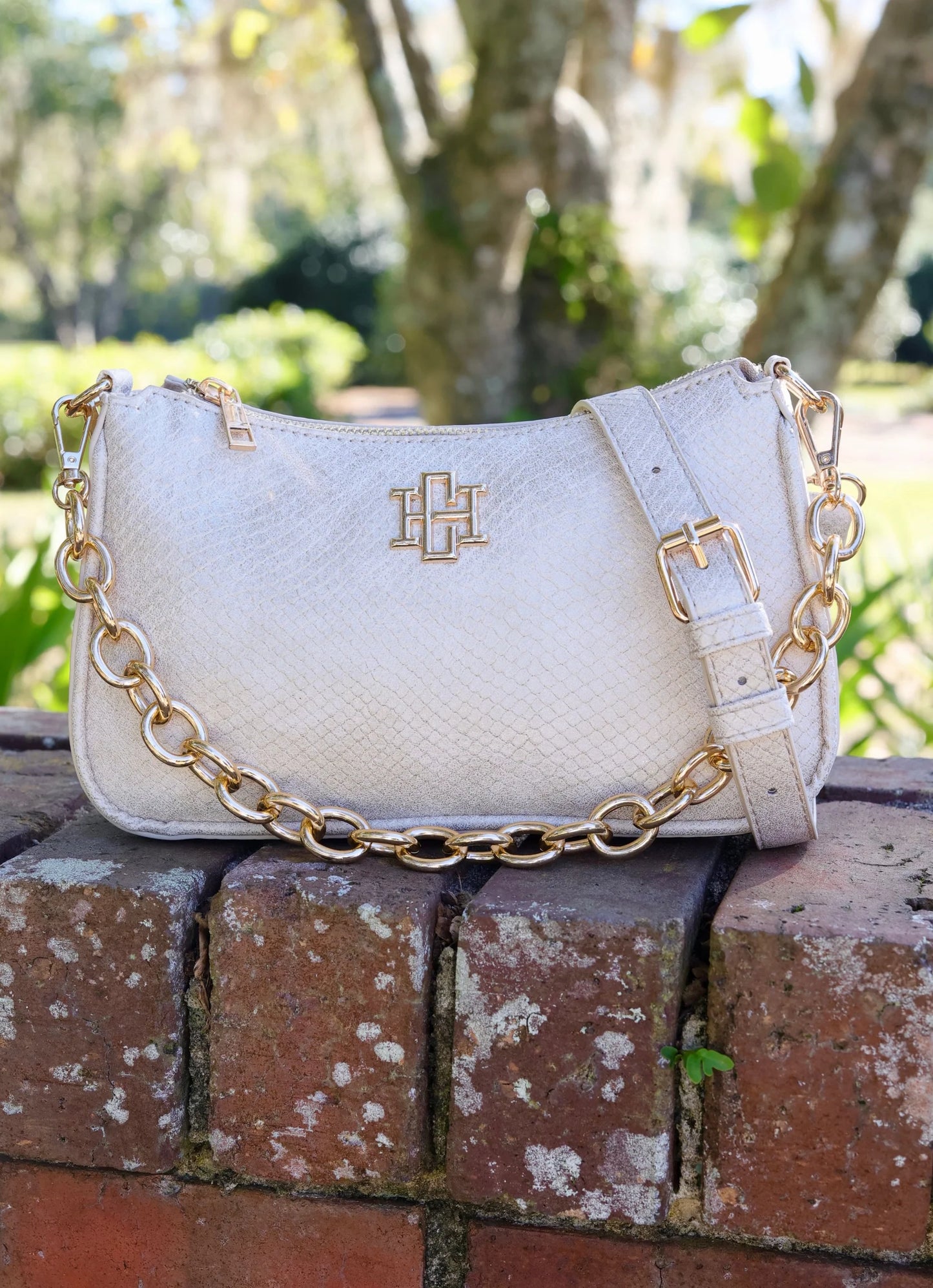 Joan Crossbody Shimmer Champagne