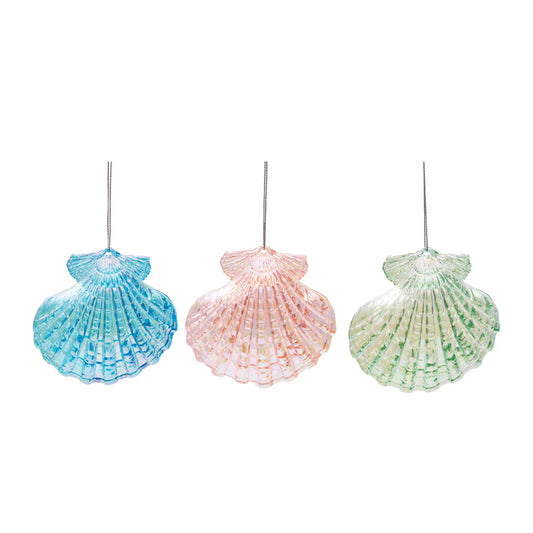 Acrylic Scallop Shell Ornament