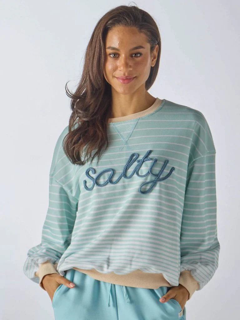SIMPLY SOUTHERN SALTY FRENCH TERRY SWEATSHIRT