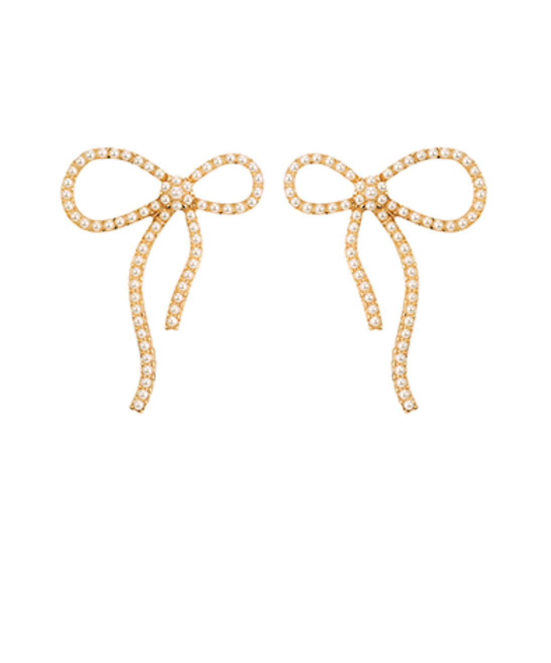 Bow Pearl Earrings