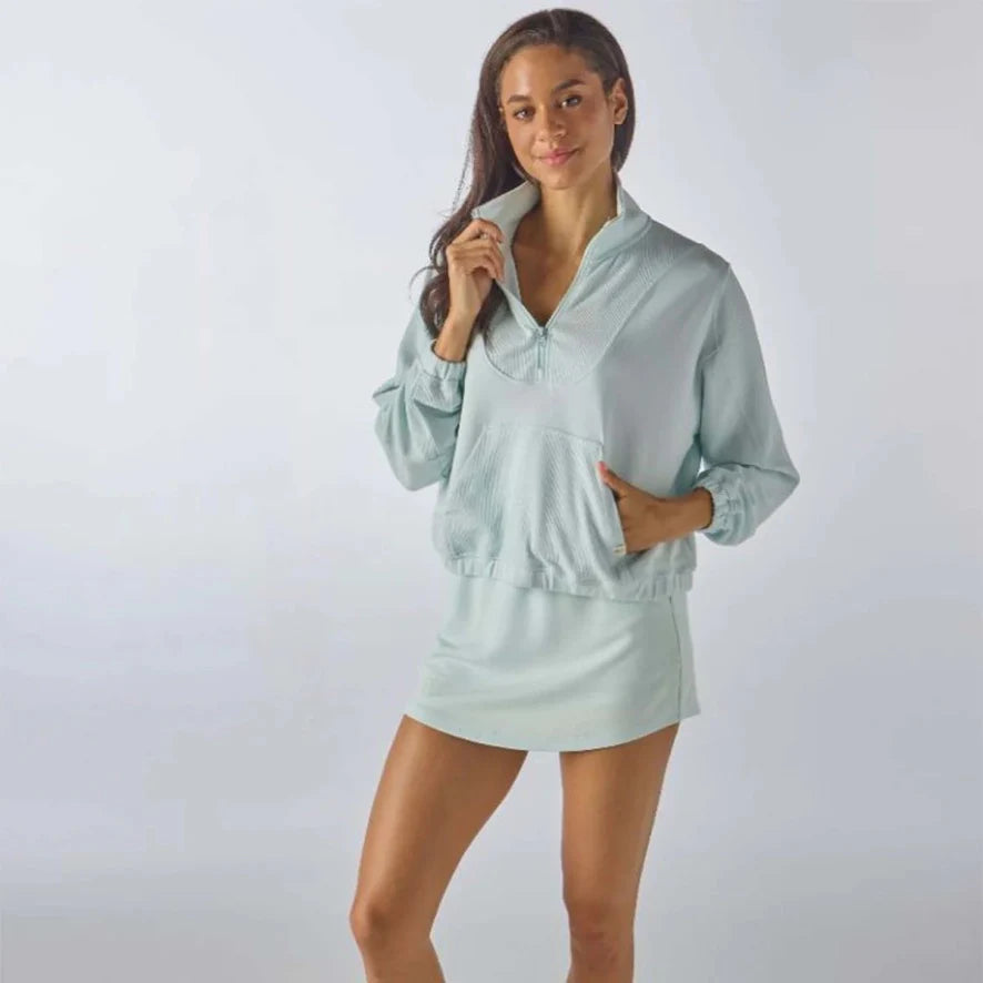 SS LUXE QUARTER ZIP PULLOVER