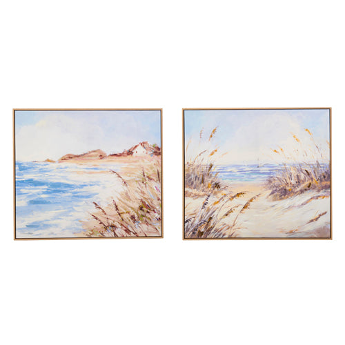 31.5" COASTAL VIEWS FRAMED WALL ART