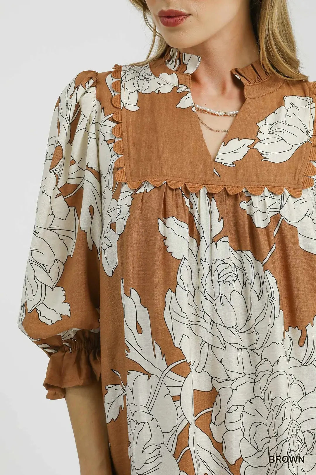 Floral Tiered Babydoll Dress