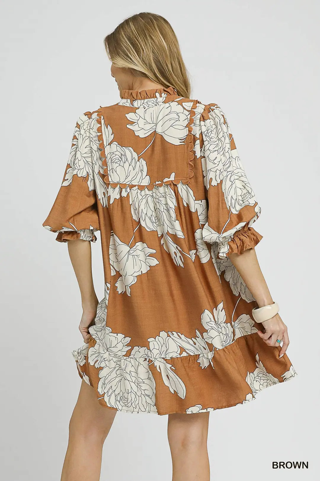 Floral Tiered Babydoll Dress