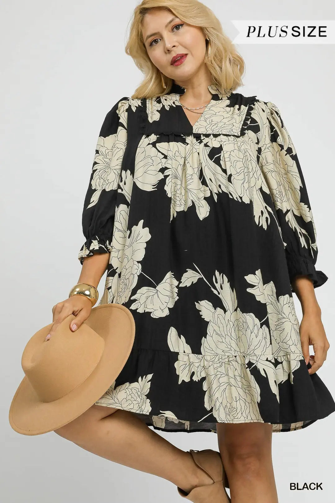 Floral Tiered Babydoll Dress