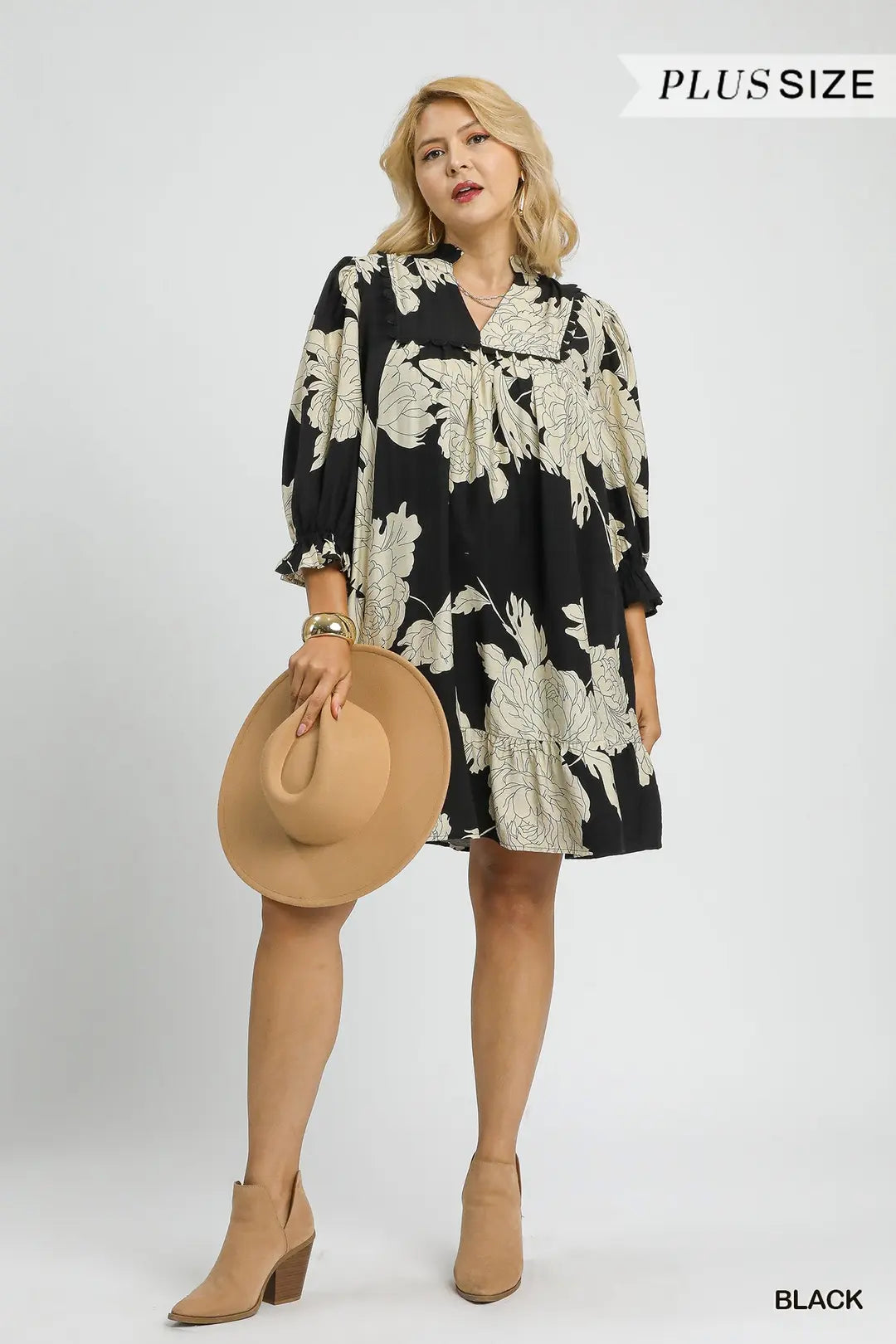 Floral Tiered Babydoll Dress