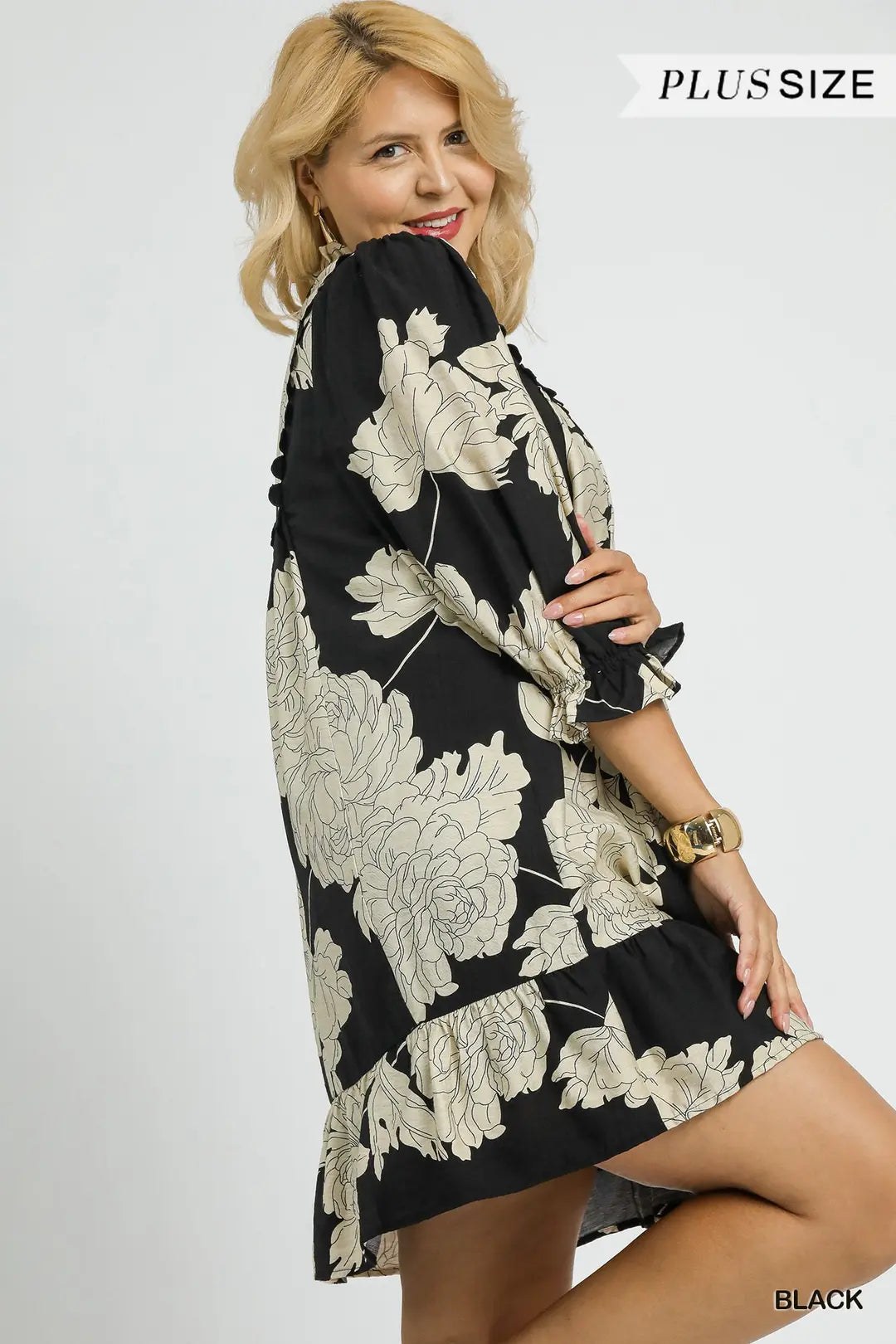 Floral Tiered Babydoll Dress