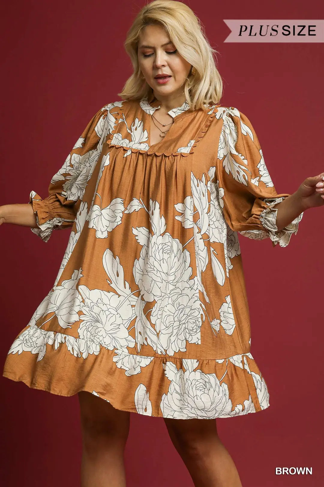 Floral Tiered Babydoll Dress