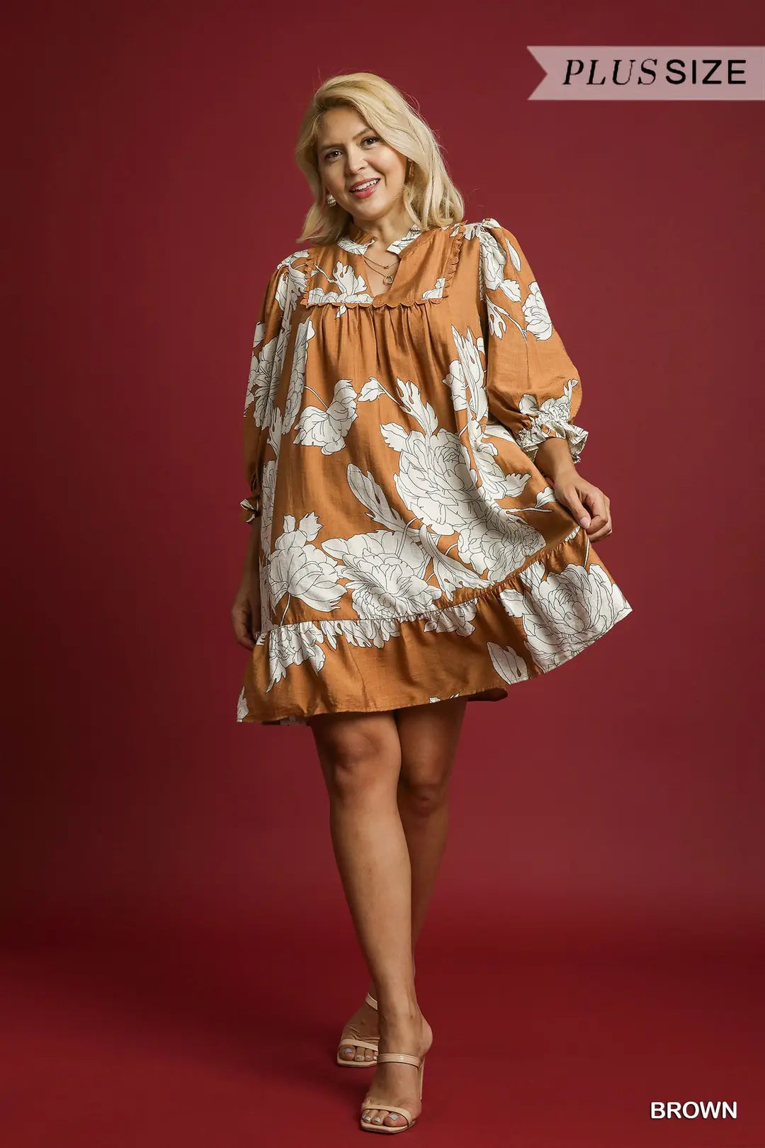 Floral Tiered Babydoll Dress