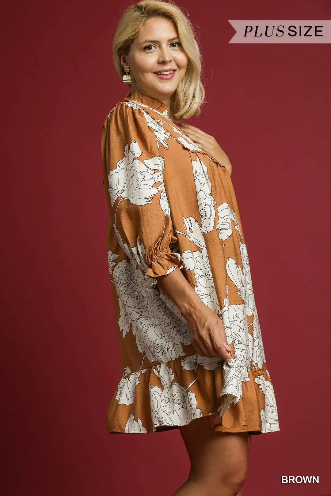 Floral Tiered Babydoll Dress