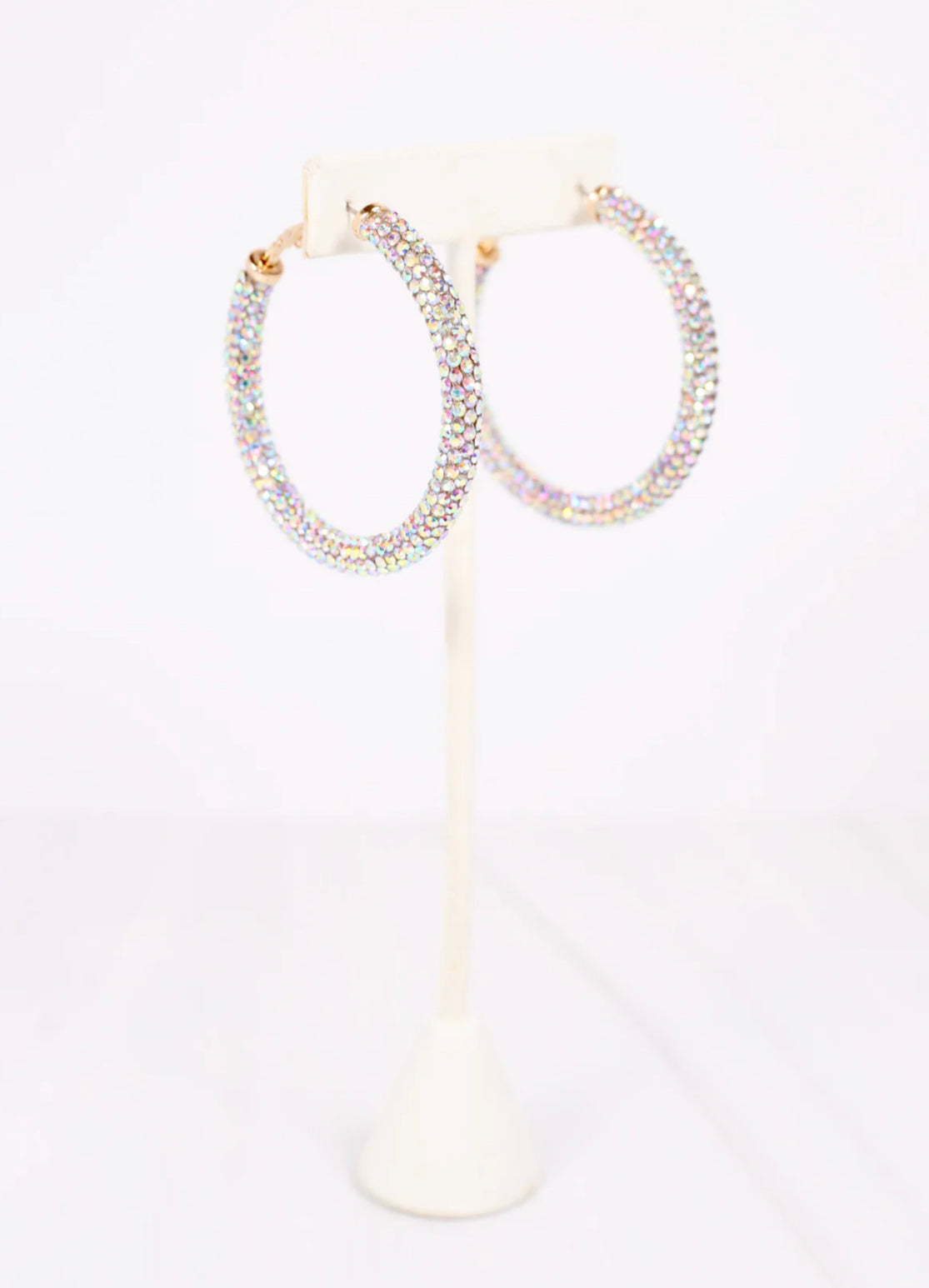 Rossellini Pave Hoop Earring