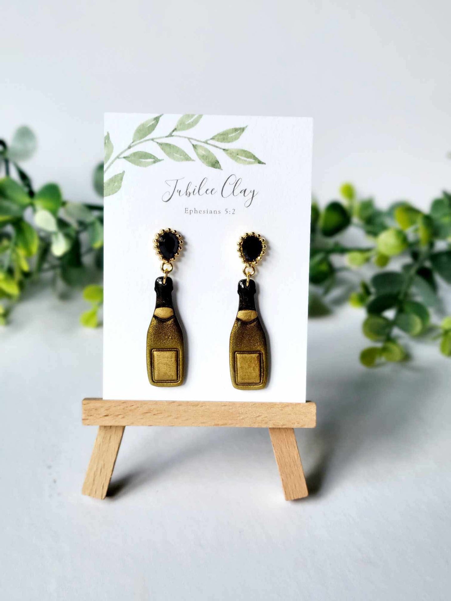Bubbly Champagne Earrings