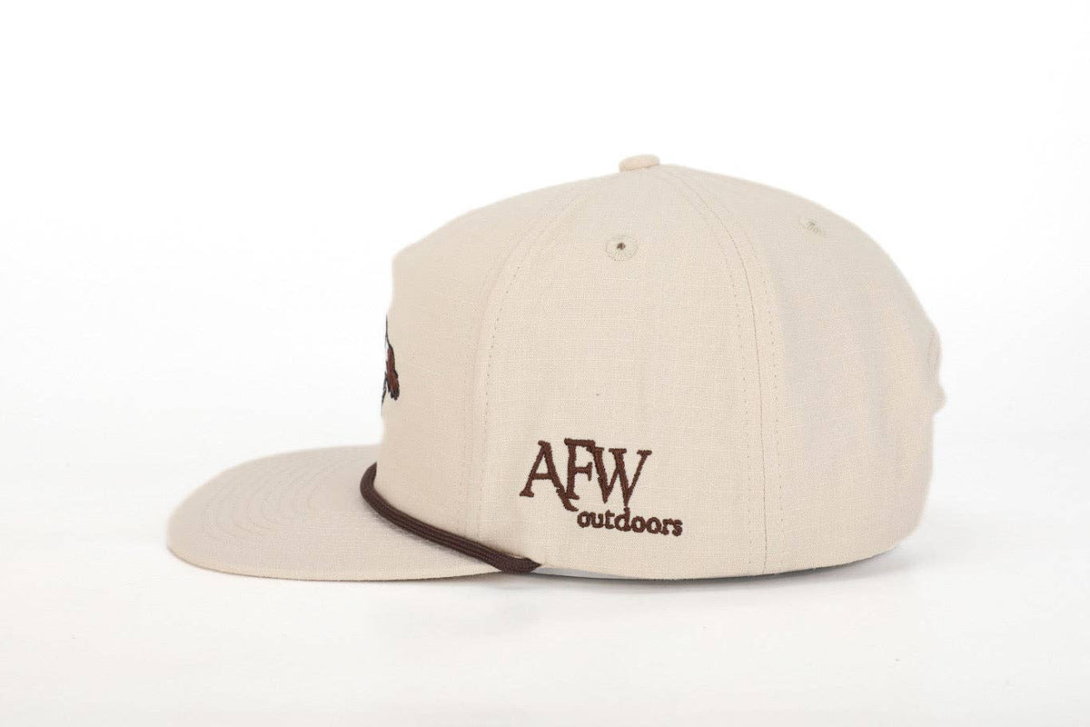 Light Khaki Pointer Ripstop Rope Hat
