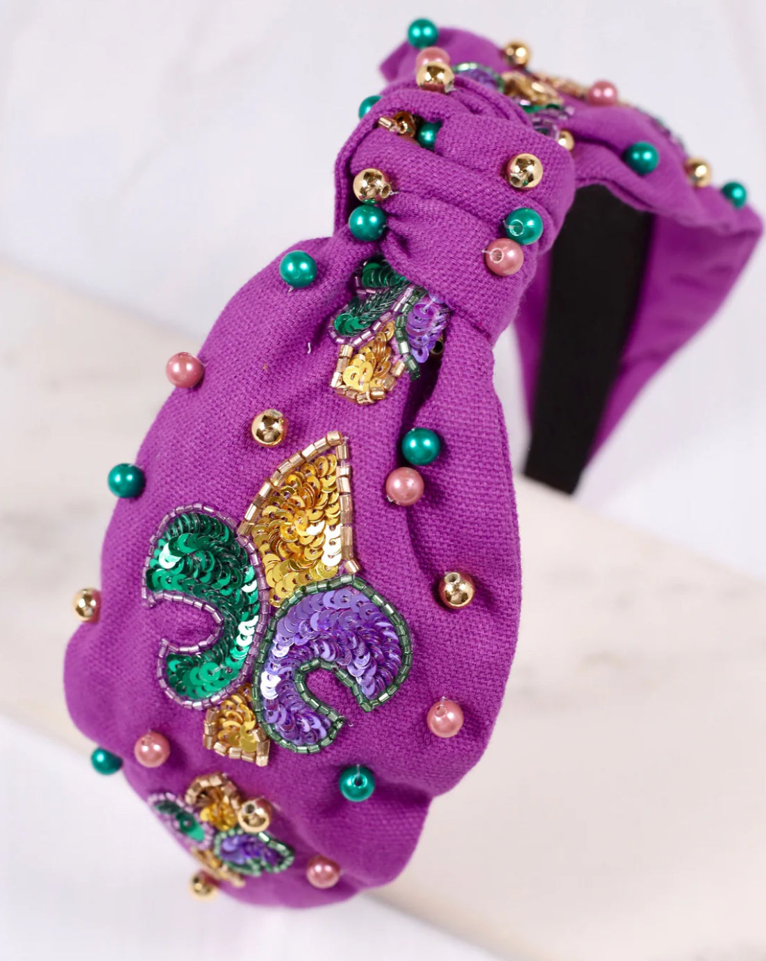 Jazzy Fleur De Lis Headband