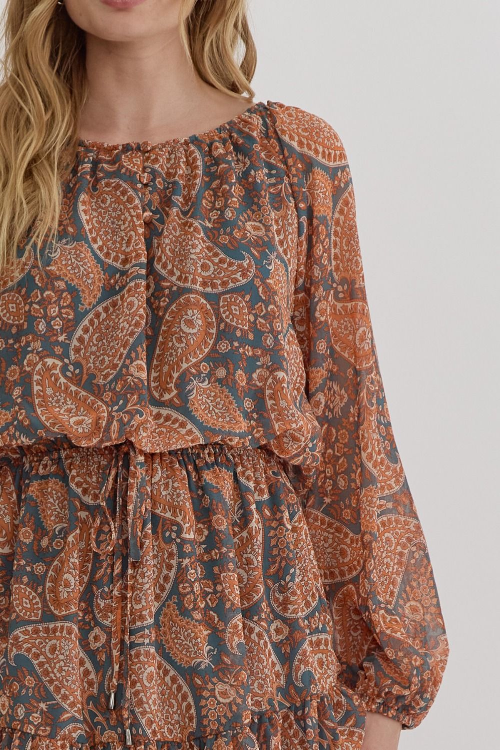 Bohemian Paisley Dress