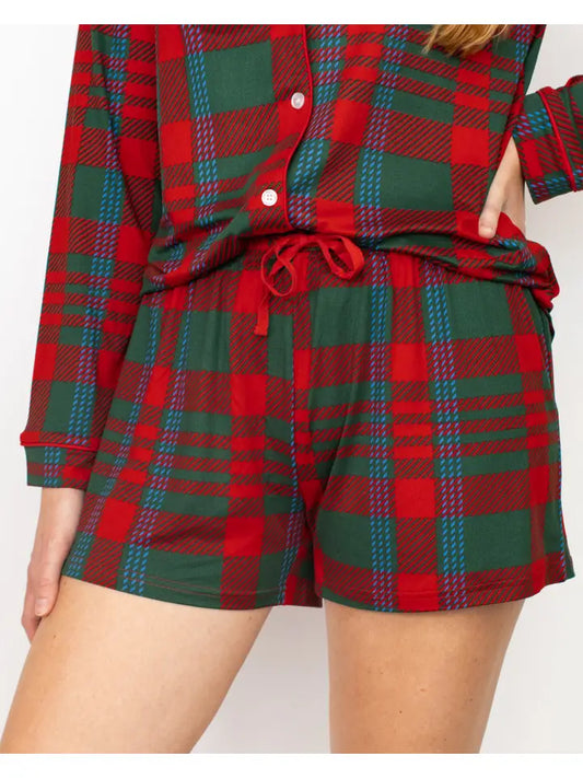 Telluride Plaid Sleep Shorts