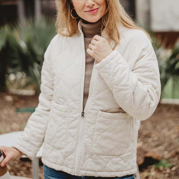 Katydid Quilted Puffer Jacket