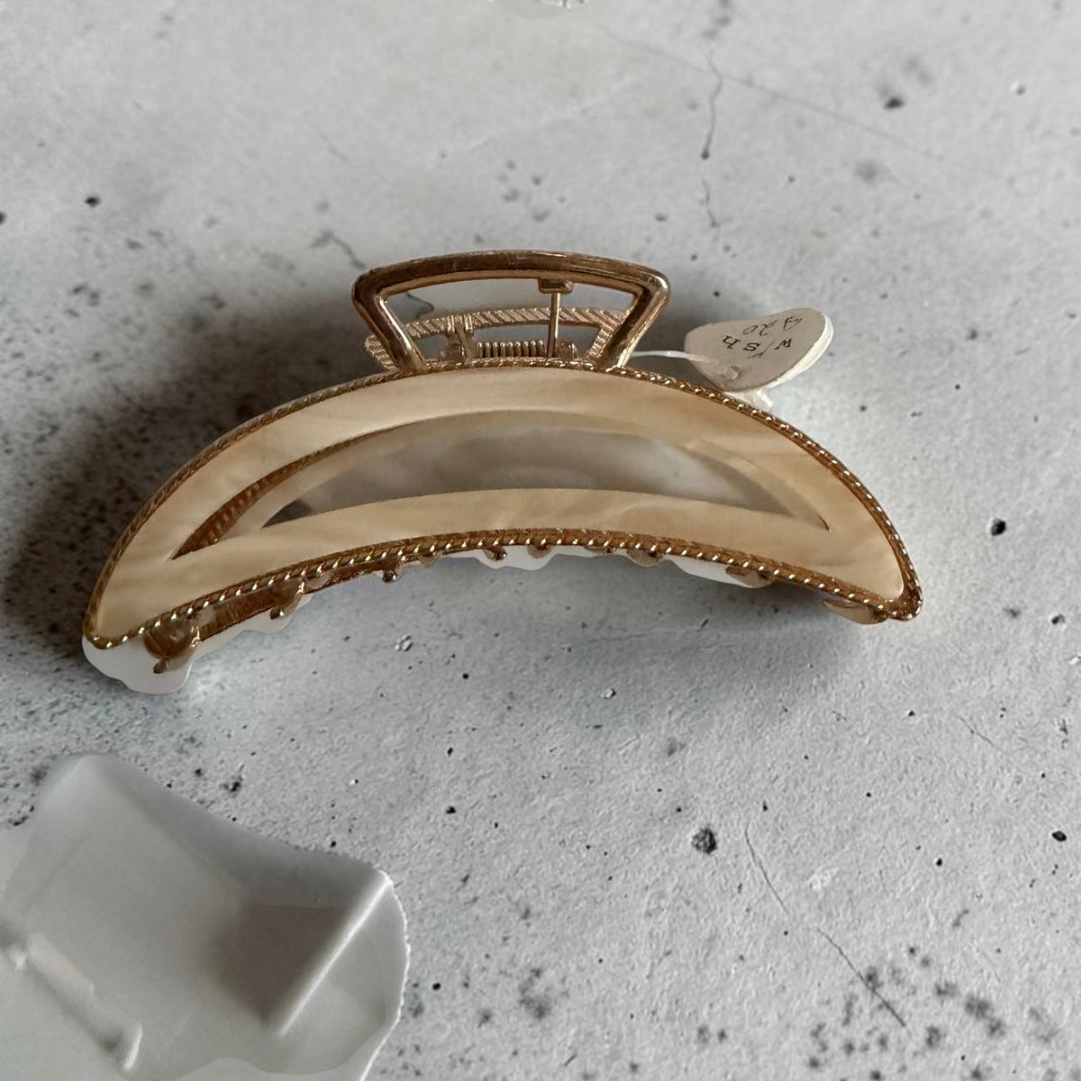 Claw Hair Clip Gold/Brown