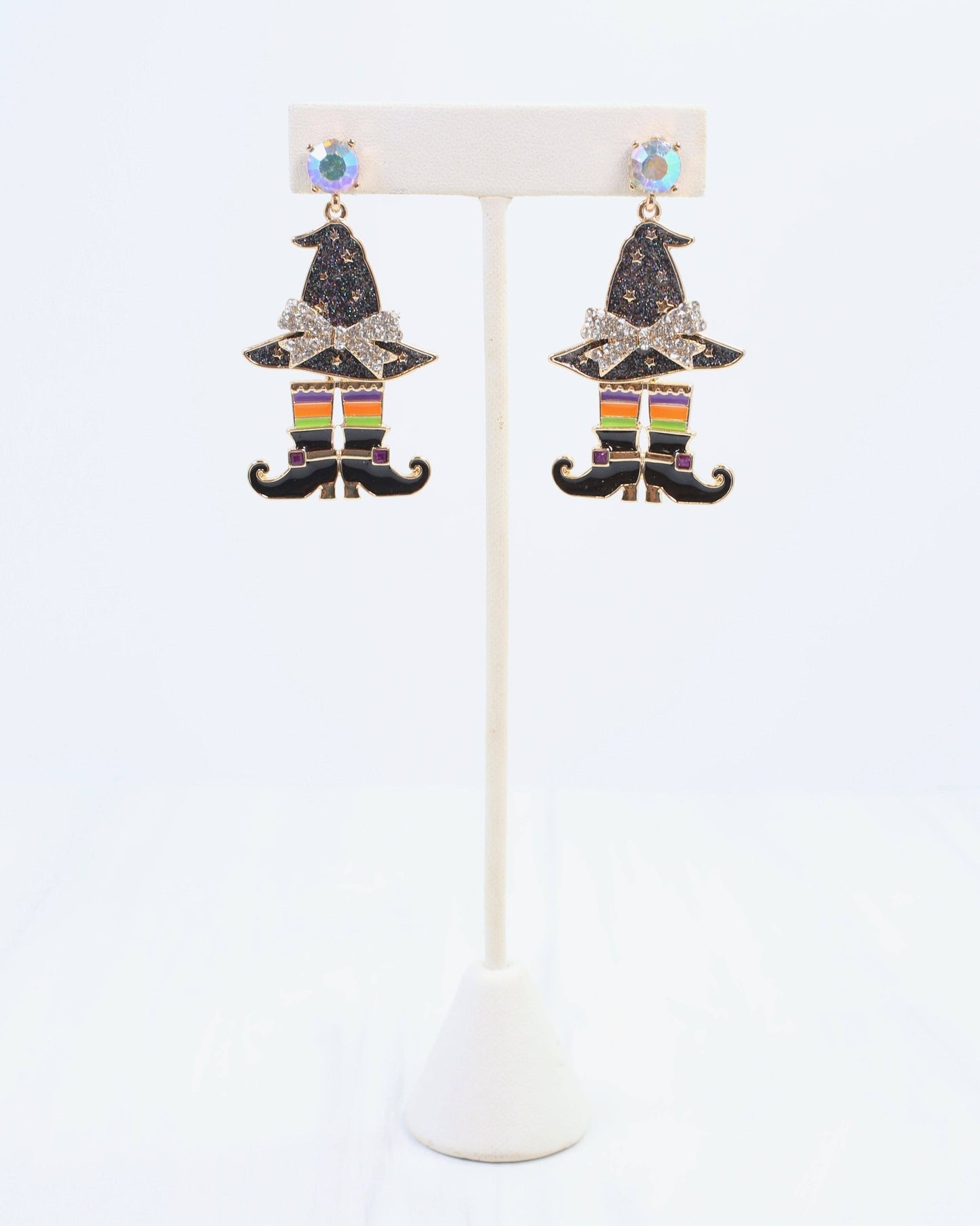 Head to Toe Halloween Earring Black