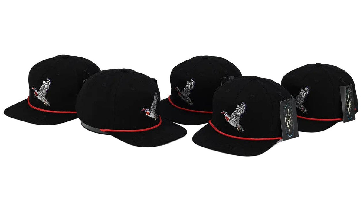 Flying Wood Duck Black RipStop Hat