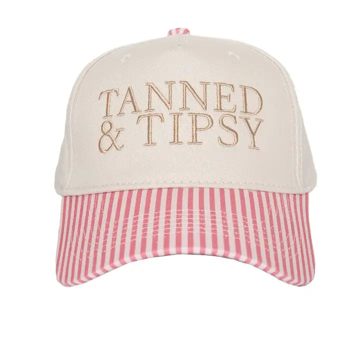 Tanned & Tipsy Two-Tone Hat