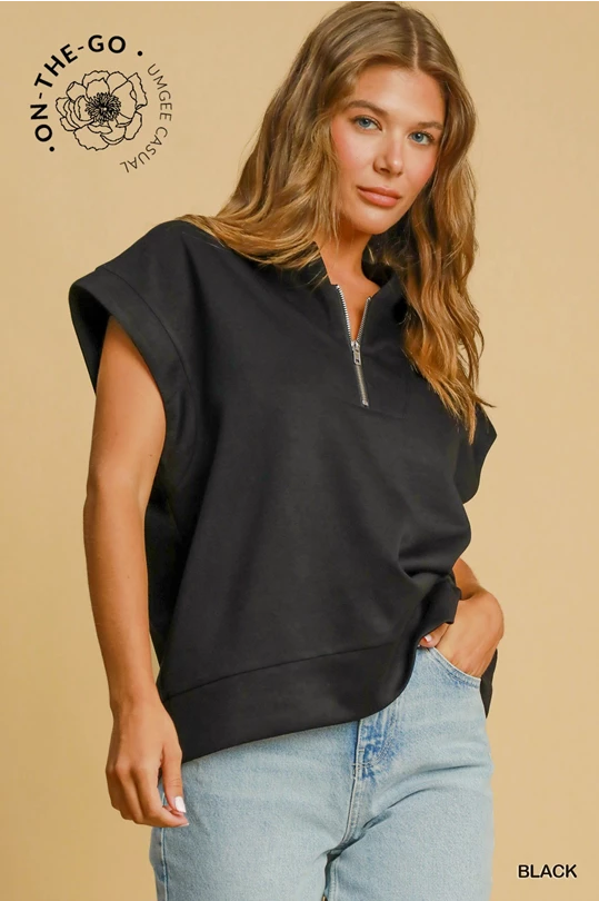 Luxeknit Half Zip Top