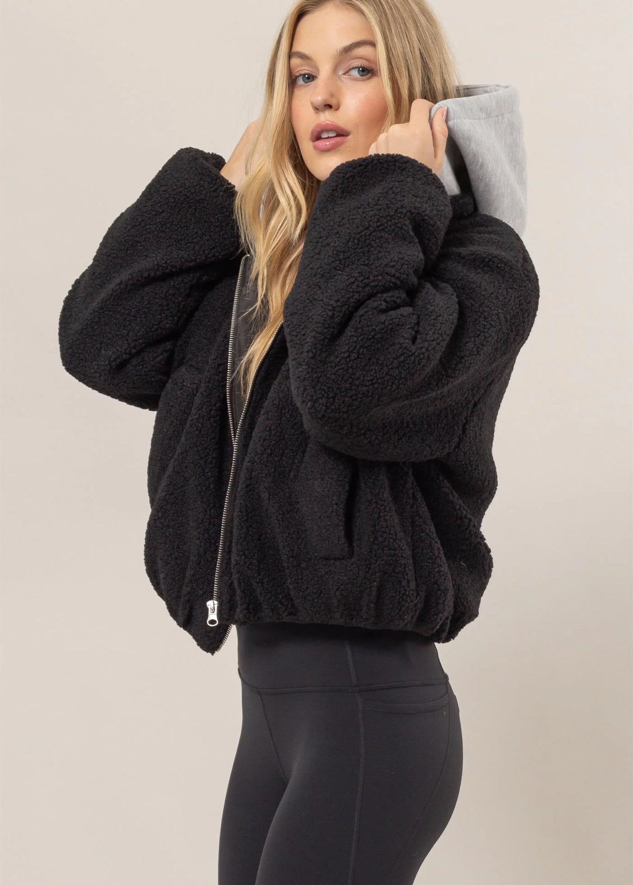 Sherpa Puffer Jacket