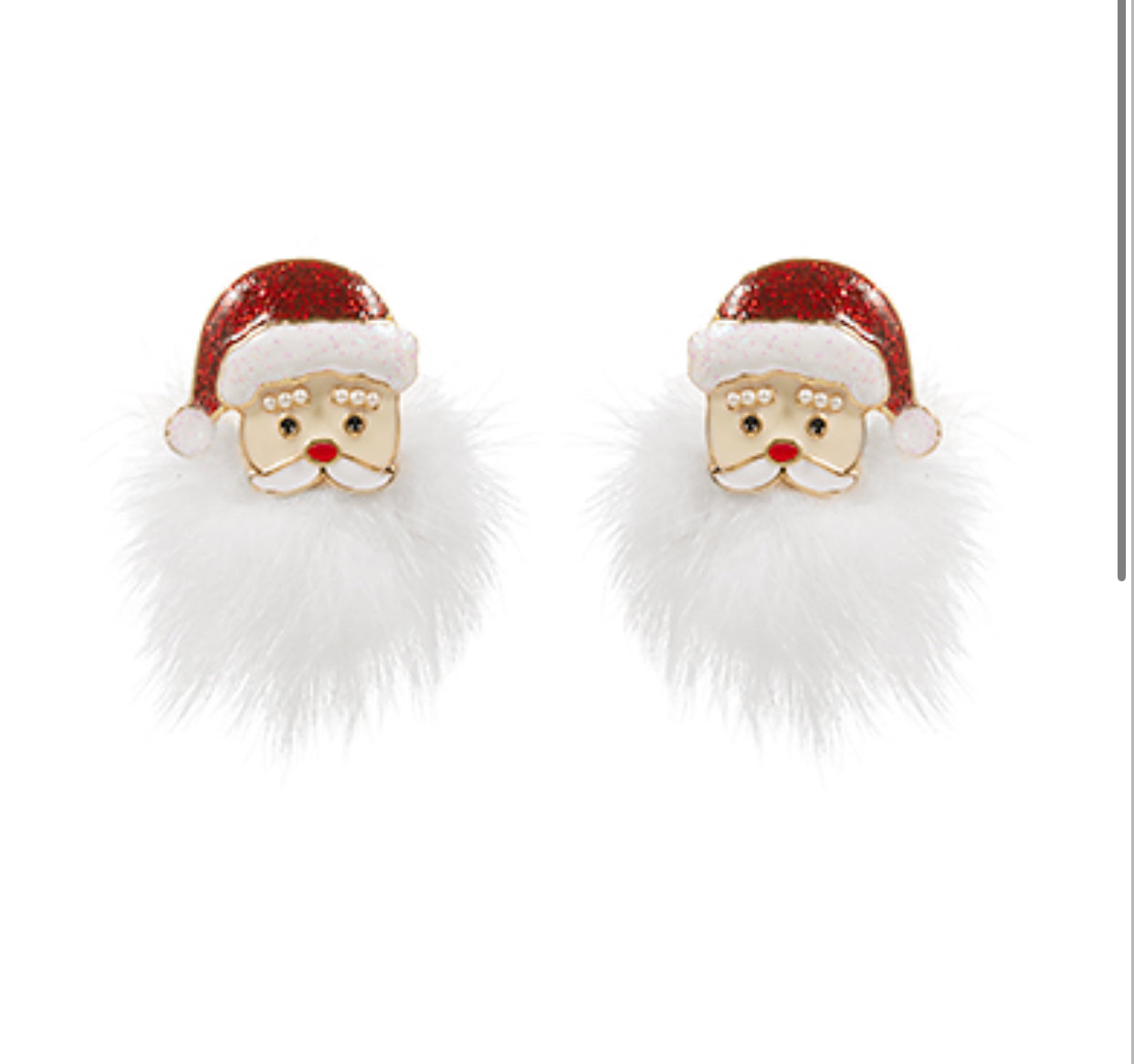 Santa Pompom Earrings