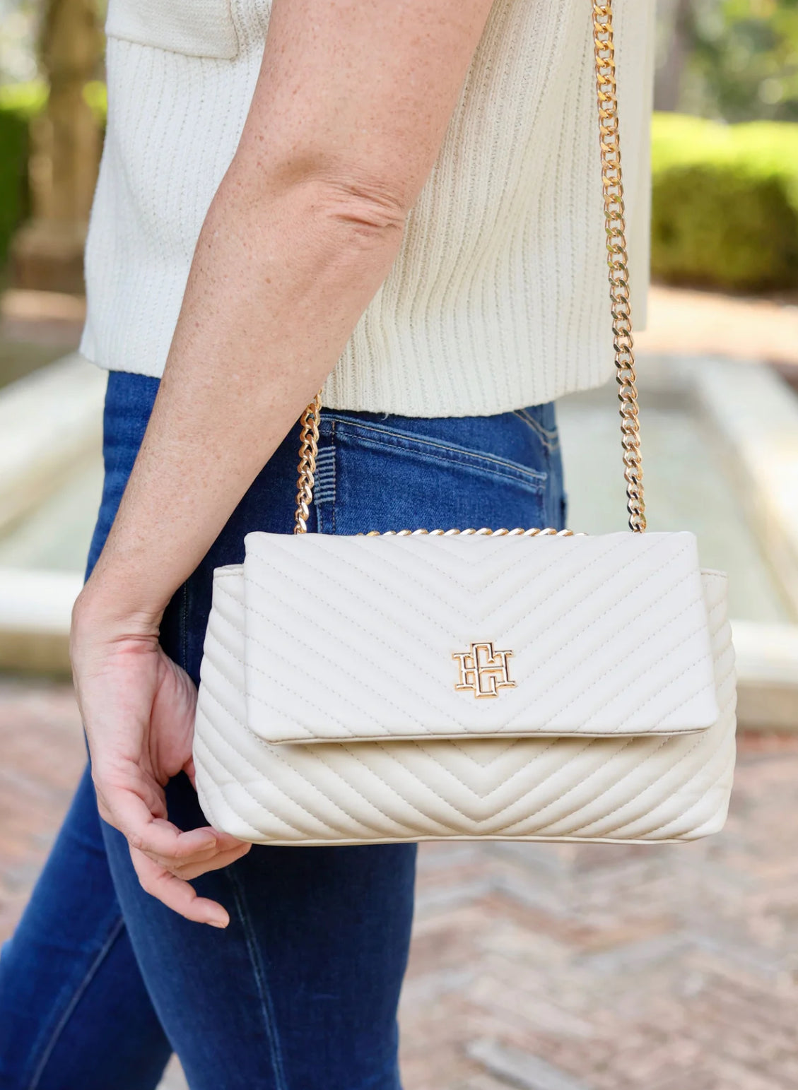 Leigh Quilted Crossbody