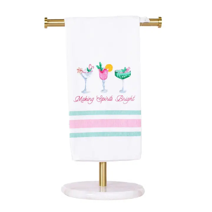 Making Spirits Bright Hand Towe
