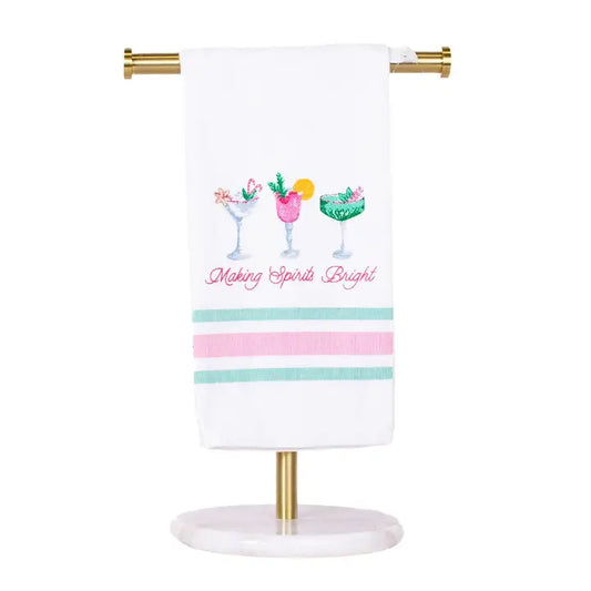 Making Spirits Bright Hand Towe