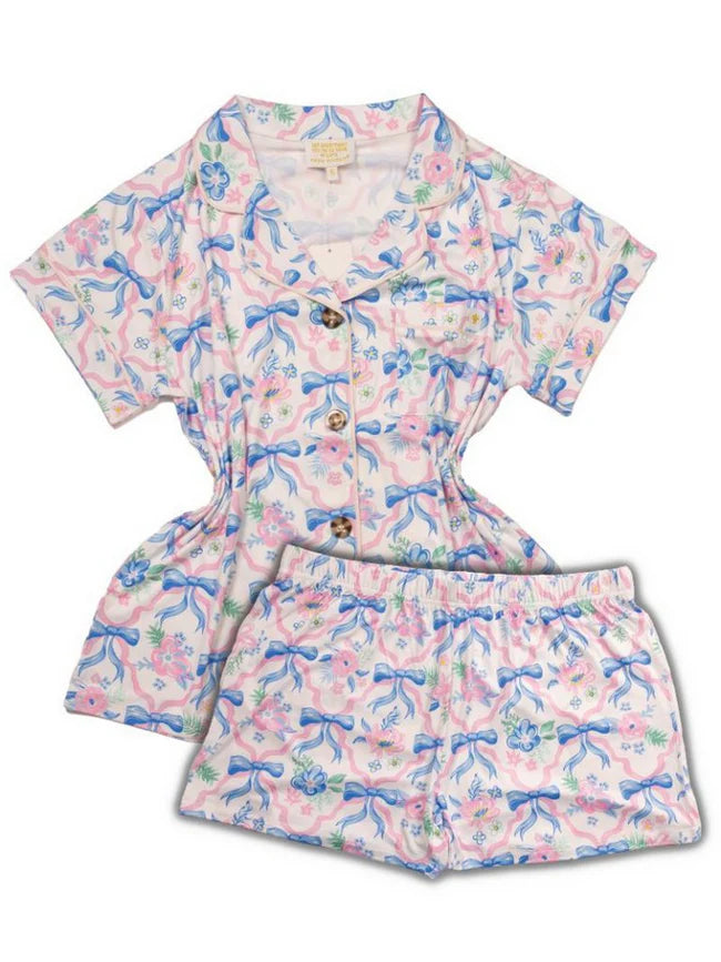 SS Ribbon Pajama Set