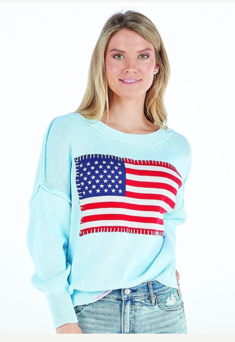 USA Flag Sweater