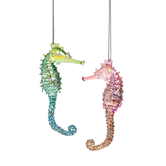 Sparkle Seahorse Ornament