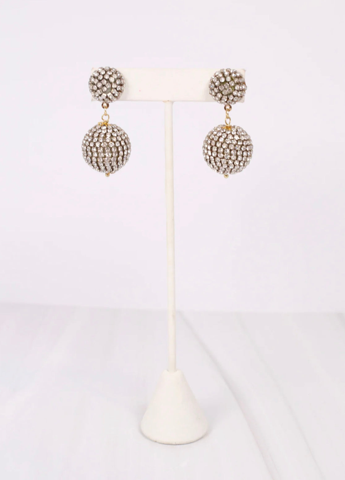 Discomania CZ Earring Silver
