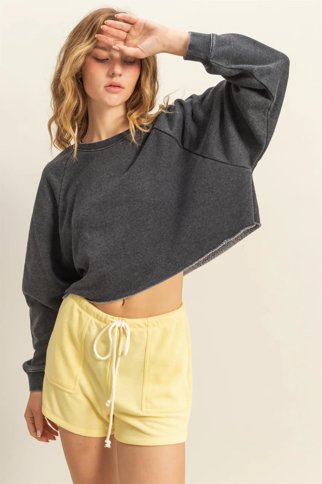 Laid Back Crop Sweatshirt