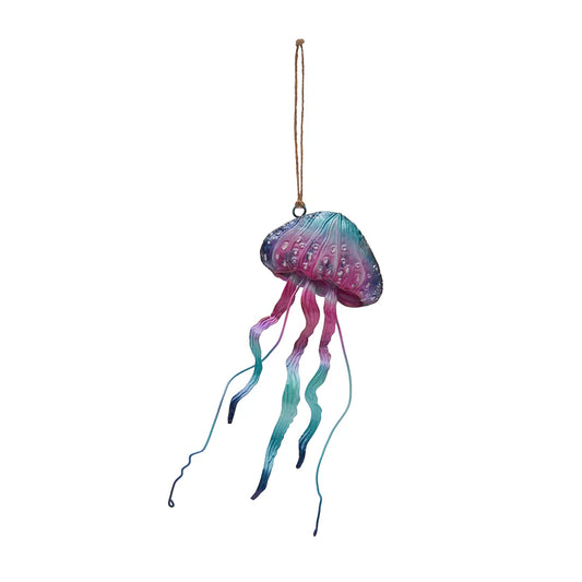 Metal Jellyfish Ornament